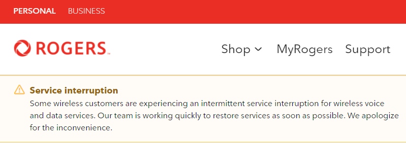 加拿大三大电信运营商之一出现大规模断网
